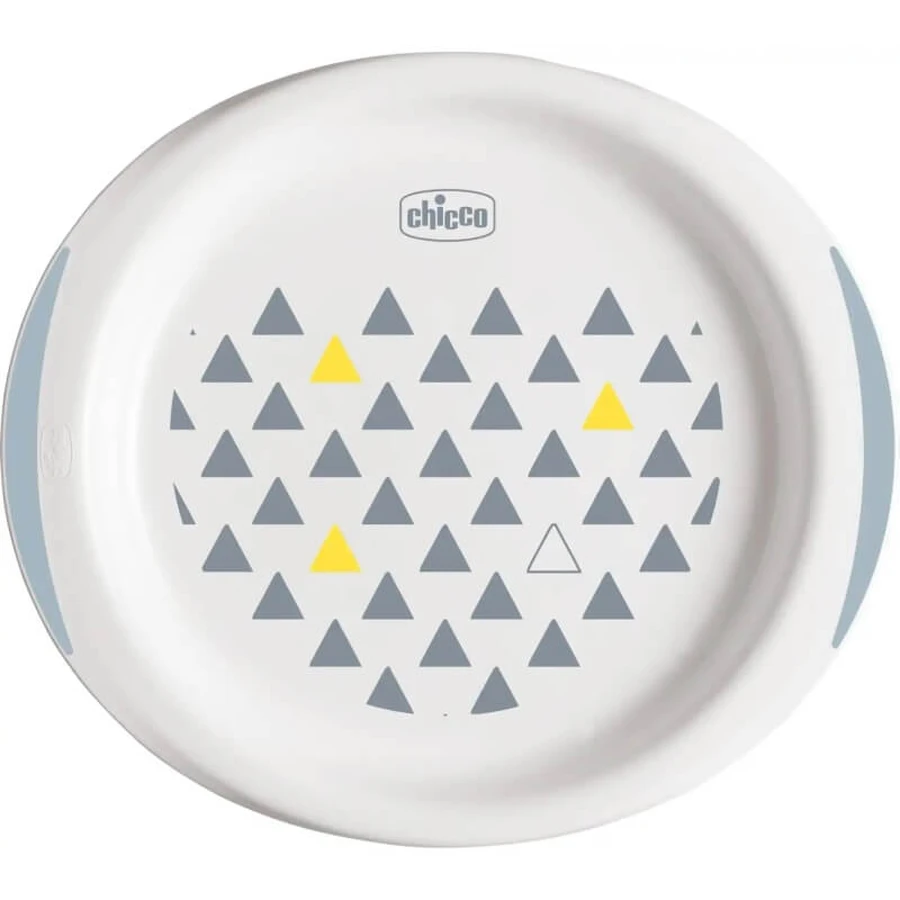 Set de vaisselle Chicco - Assiettes plates et creuses, à partir de 12 mois, couleur neutre