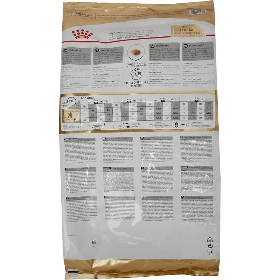 Royal Canin Poodle Adult - Aliment complet pour caniches adultes, 7,5 kg