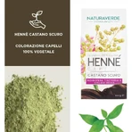 Naturaverde Henna-Haarfarbe – Dunkelbraun
