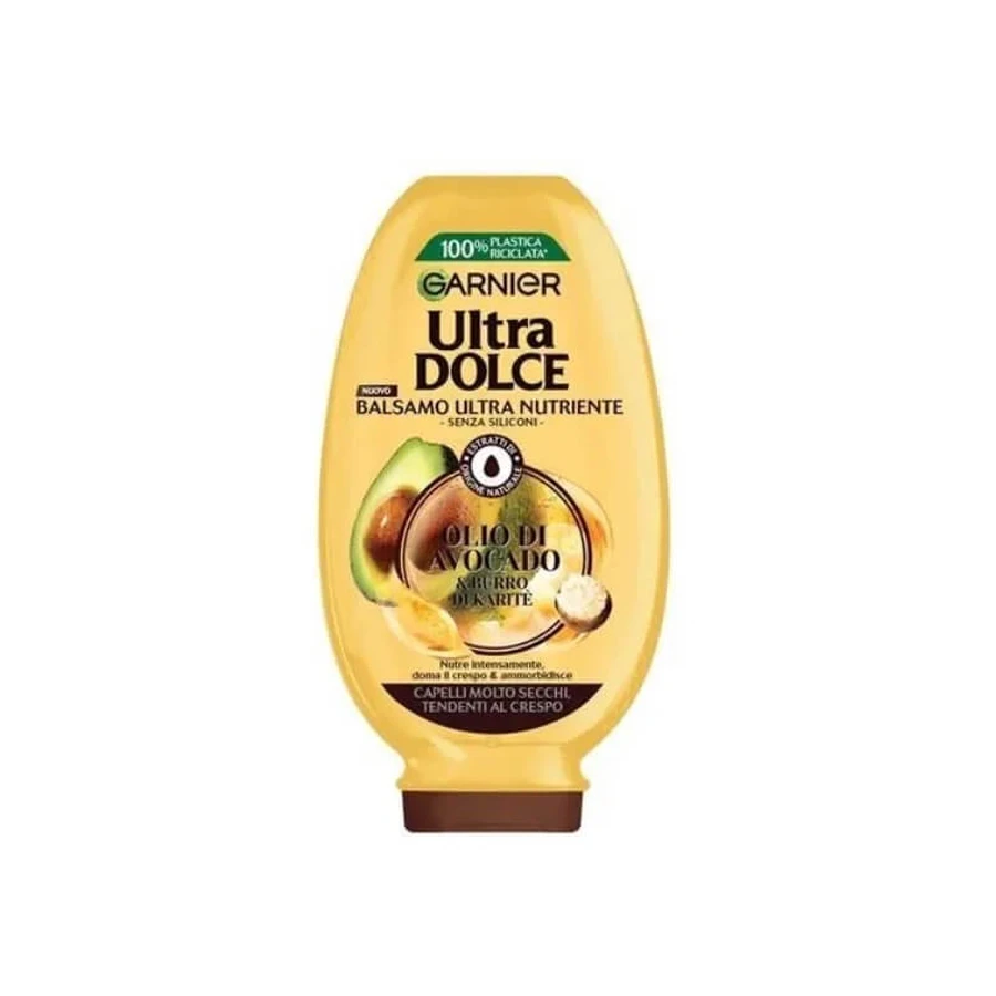 Garnier Ultra Doux - Après-shampoing à l'huile d'avocat et au beurre de karité, 200 ml