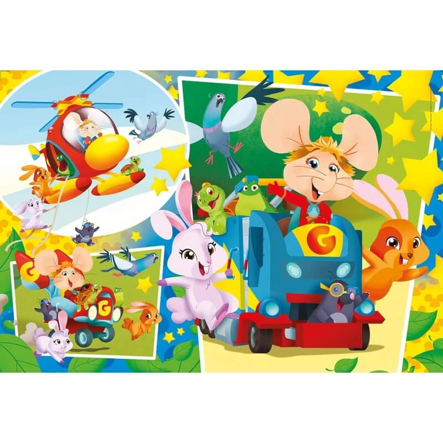 Puzzle Topo Gigio de Clementoni, 104 pièces, 62 x 42 cm