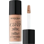 Deborah 24-Hour Extra Cover - Base de maquillaje y corrector 2 en 1 con SPF 20 - N.º 04 Apricot
