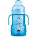 Mam Trainer+ Space Love - Biberón para bebés a partir de 4 meses con tetina de silicona de 220 ml, colores variados