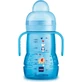 Mam Trainer+ Space Love - Biberón para bebés a partir de 4 meses con tetina de silicona de 220 ml, colores variados