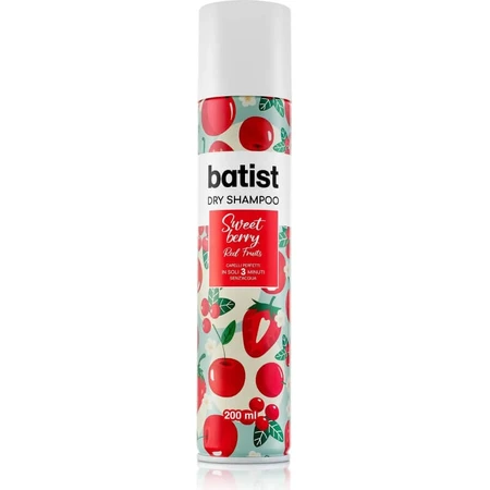 Batist Sweet Berry - Scented Dry Shampoo, 200 ml
