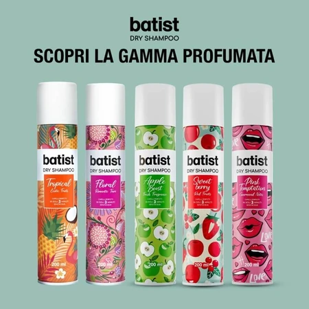 Batist Sweet Berry - Scented Dry Shampoo, 200 ml