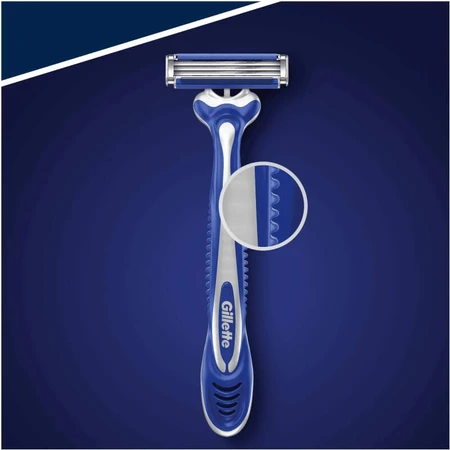Gillette Sensor3 Comfort - 5 wegwerpscheermesjes met 3 mesjes voor een comfortabele scheerbeurt