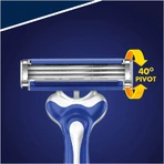 Gillette Sensor3 Comfort - 5 wegwerpscheermesjes met 3 mesjes voor een comfortabele scheerbeurt