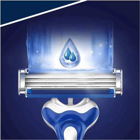 Gillette Sensor3 Comfort - 5 wegwerpscheermesjes met 3 mesjes voor een comfortabele scheerbeurt