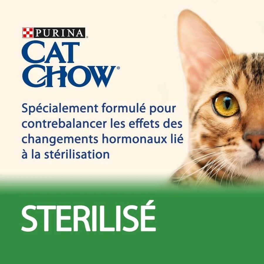 Purina Cat Chow Turkey - Alimento completo para gatos adultos castrados o esterilizados, 10 kg