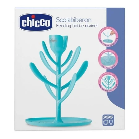 Chicco Flaschenabtropfgestell – für Flaschen und Zubehör, zerlegbar, mit Auffangschale