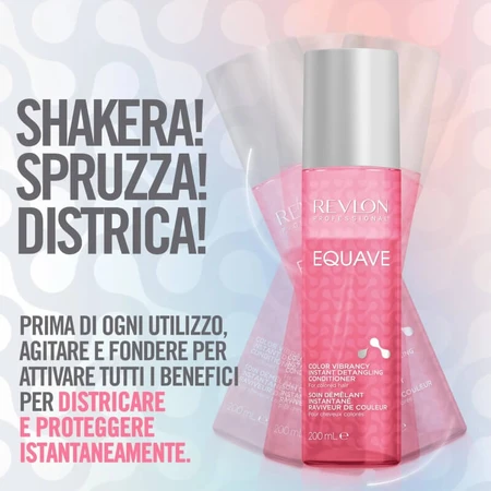 Revlon Professional equave color vibracy - après-shampoing démêlant pour cheveux colorés, 200 ml