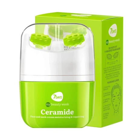 7days Ceramide – nawilżający i ujędrniający krem do twarzy z masażerem, 40 ml: ceny i cechy