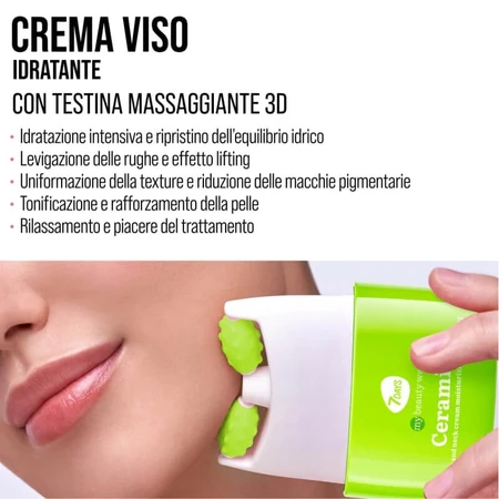 7days Ceramide – nawilżający i ujędrniający krem do twarzy z masażerem, 40 ml: ceny i cechy