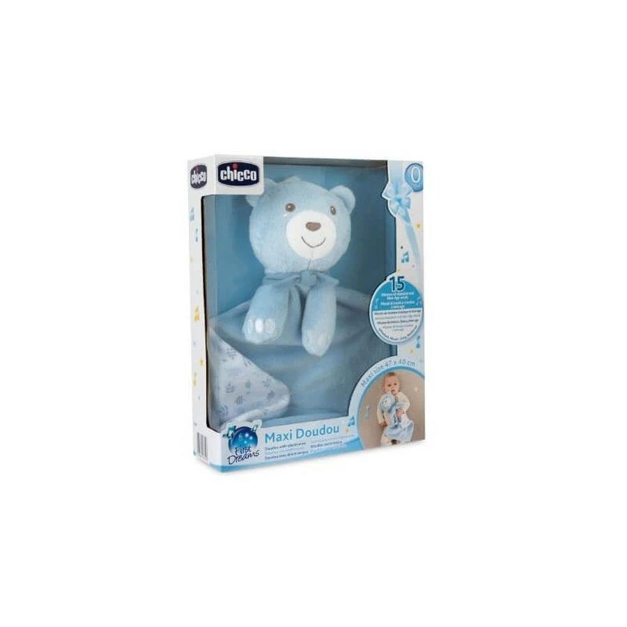 Chicco Maxi Dou Dou - Blue Musical Plush Toy