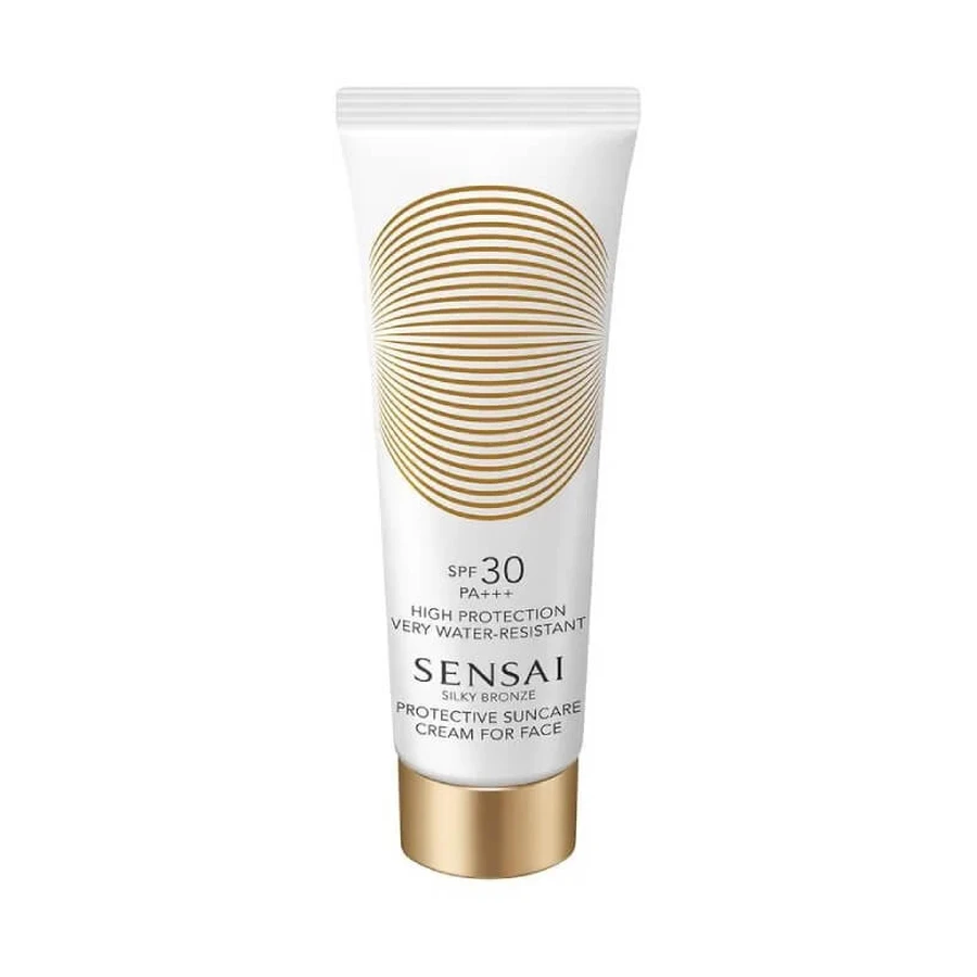 Kanebo Sensai Silky Bronze wasserfeste Gesichts-Sonnencreme LSF 30, hoher Schutz, 50 ml
