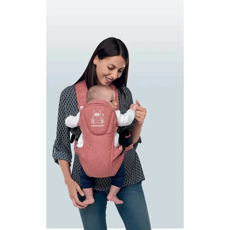 Foppapedretti Marsupi8 - Mochila portabebés de denim rojo