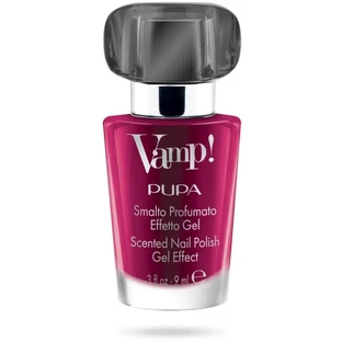 Pupa Vamp ! - Vernis à ongles parfumé à effet gel, noir, parfum n° 303 « Audacious Purple »