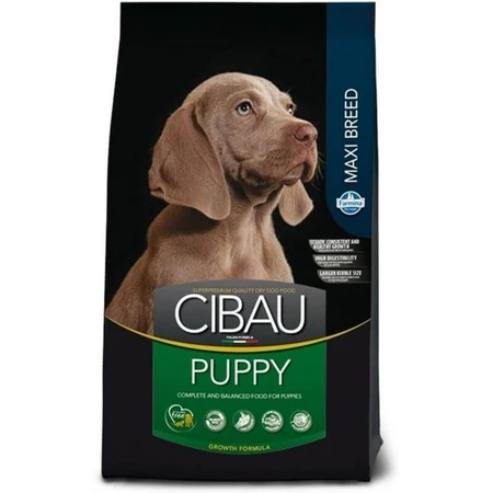 Farmina Cibau Puppy Maxi Breed au poulet - Aliment complet pour chiots de grandes et très grandes races, 12 kg