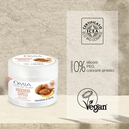 Omia Laboratoires Gentle Hair Mask with Sicilian Almonds, 250 ml