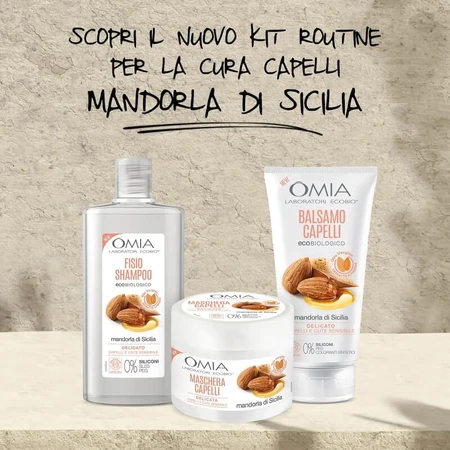 Omia Laboratoires Gentle Hair Mask with Sicilian Almonds, 250 ml