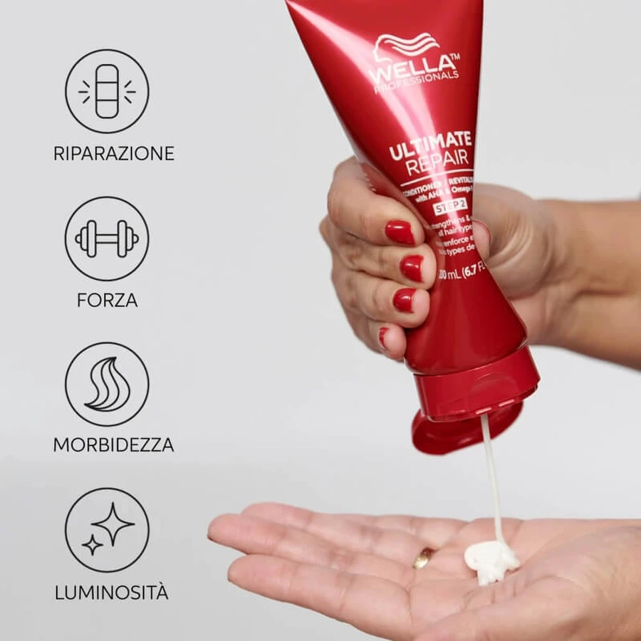 Wella Ultimate Repair Conditioner - Moisturizing Conditioner 200 ml