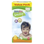 Babylino Sensitive - 42 diapers, size 5+ Junior Plus (12–17 kg)