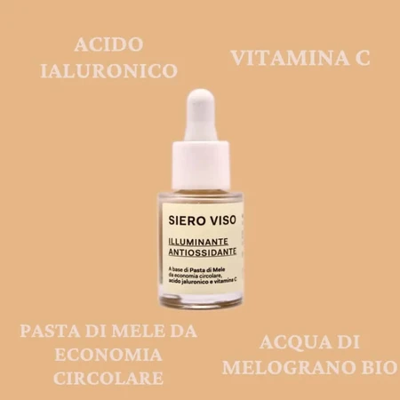 Sérum visage éclaircissant et antioxydant Naste Beauty, 15 ml