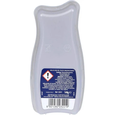 Ambientador Blue Fern: gel perfumado con talco absorbente de olores y almizcle blanco
