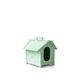 Welly Villa - Niche pour chien pliable, isolée et hygiénique, petite taille, vert sauge