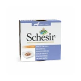Schesir Tonijn- en erwtenfilets - Natvoer voor kleine volwassen honden, 85 g