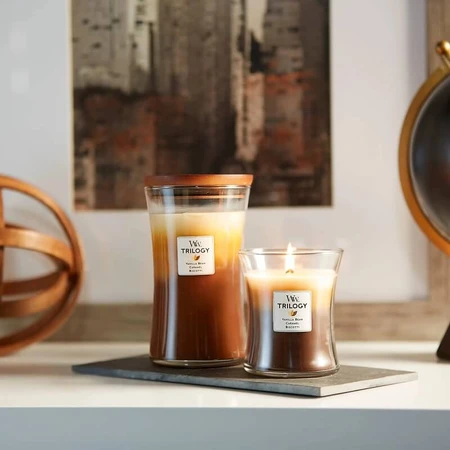 Woodwick Trilogy - Café Sweets - Large Scented Candle, 609 g
