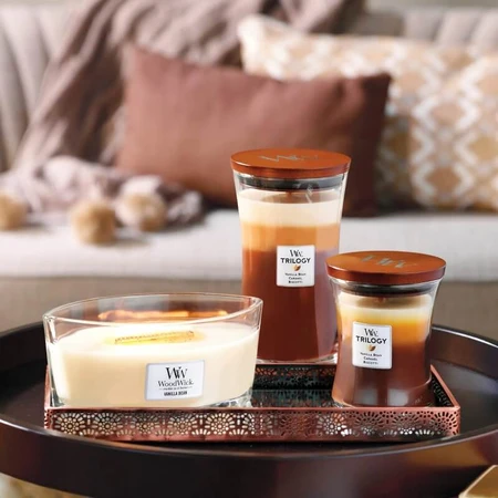 Woodwick Trilogy - Café Sweets - Large Scented Candle, 609 g