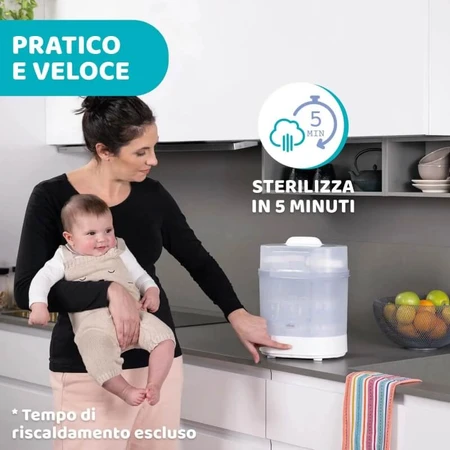 Esterilizador a vapor 3 en 1 de Chicco