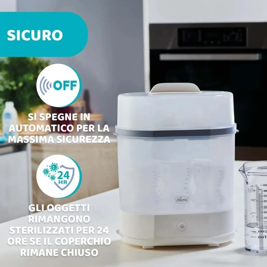 Esterilizador a vapor 3 en 1 de Chicco