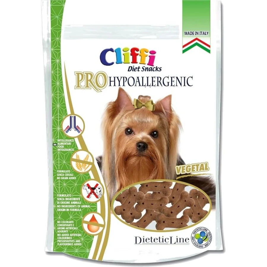 Cliffi Pro Hypoallergenic Vegetal - Hypoallergene snacks voor honden met voedselintoleranties, 100 g