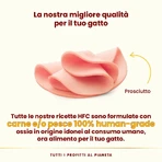 Almo Nature HFC Sterilized Complete Prosciutto – Alleinfuttermittel in Nassform für kastrierte Katzen, 85 g