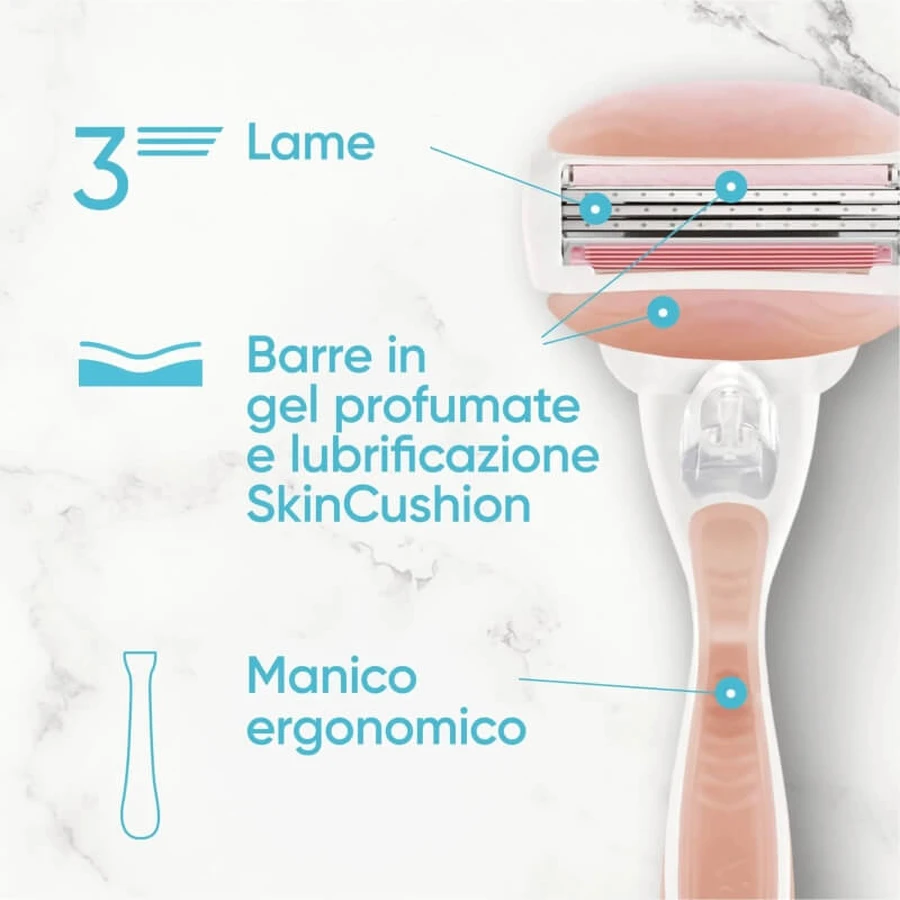 Gillette Venus ComfortGlide Breeze – 4 Ersatzköpfe