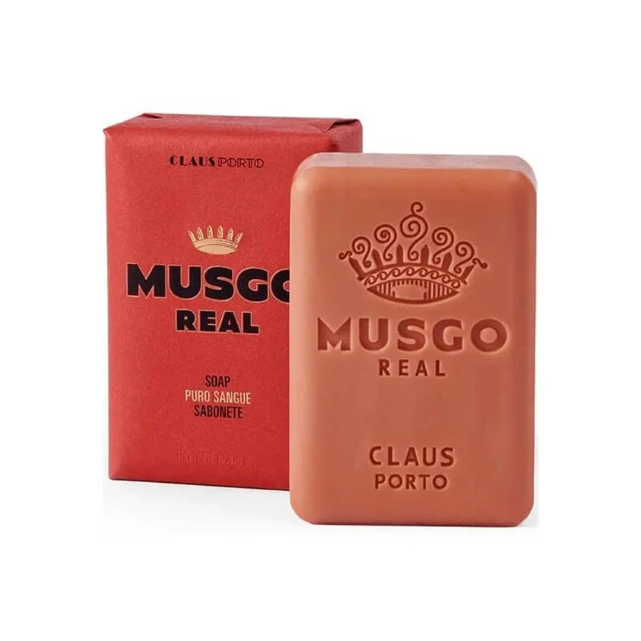 Claus Porto Musgo Real Puro Sangue - Jabón en barra, 160 g