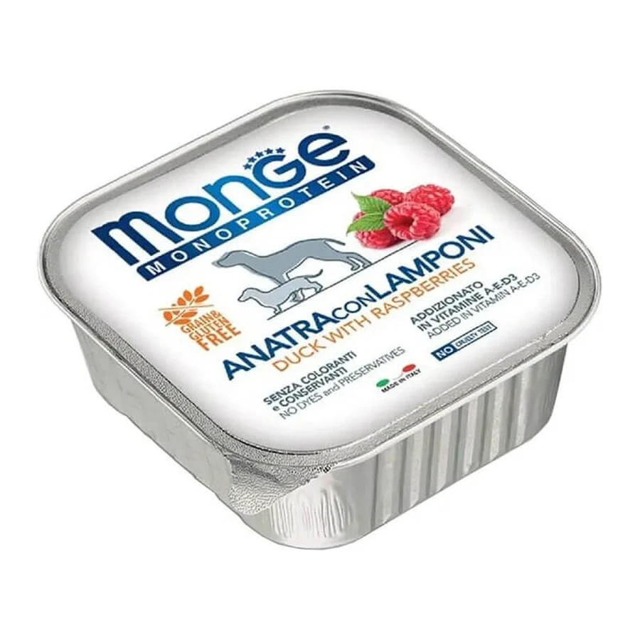 Monge Duck with Raspberries - Wet Dog Food, 150 g