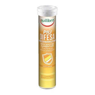 Equilibra Plus Defense 20 bruistabletten met citroensmaak - Supplement ter versterking van het immuunsysteem