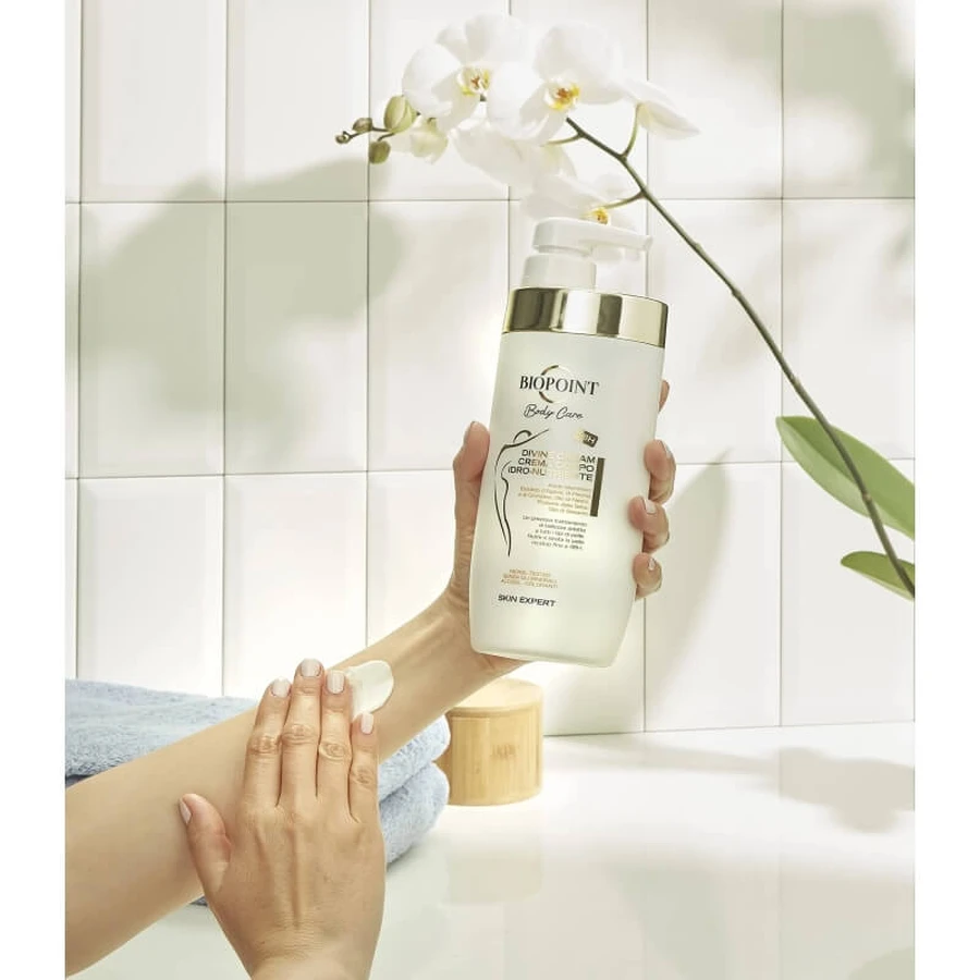 Biopoint Divine Cream - Crema corporal hidratante y nutritiva, 500 ml
