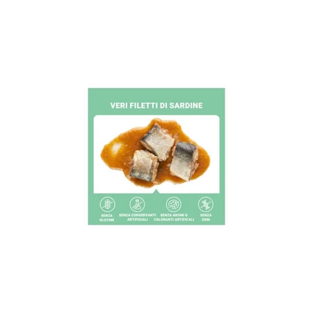 Schesir Schesir Sardinas en salsa - Pienso completo para gatos, 70 g