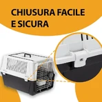 Ferplast Atlas 40 – transporter dla średnich psów, szary, maksymalna nośność 5 kg: ceny i cechy