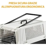 Ferplast Atlas 40 – transporter dla średnich psów, szary, maksymalna nośność 5 kg: ceny i cechy