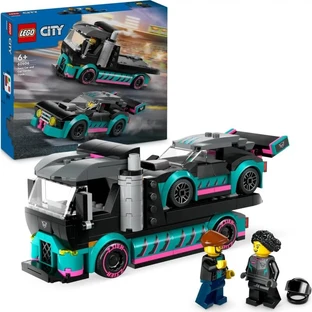 Lego City 60406 Raceauto en transportwagen – Bouw-het-zelf-speelset voor kinderen vanaf 6 jaar