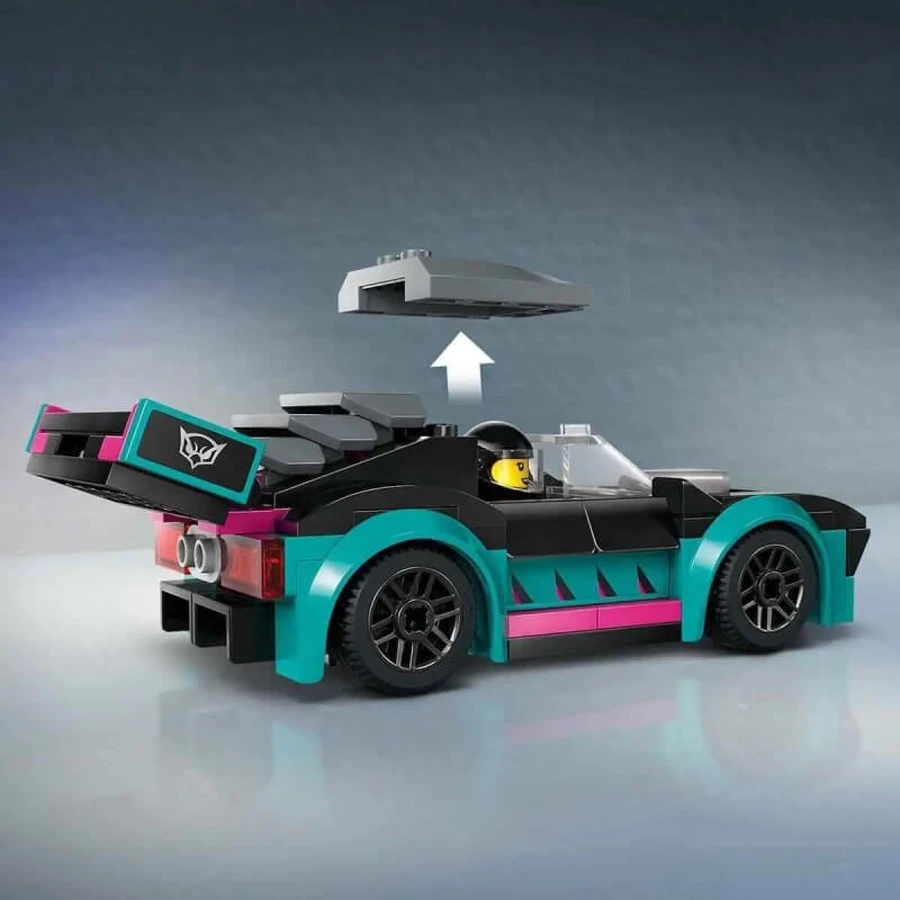 Lego City 60406 Raceauto en transportwagen – Bouw-het-zelf-speelset voor kinderen vanaf 6 jaar