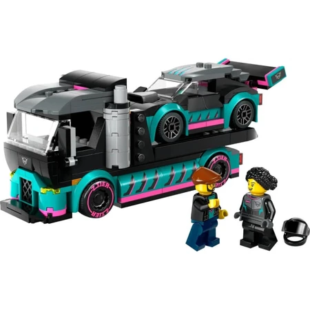 Lego City 60406 Raceauto en transportwagen – Bouw-het-zelf-speelset voor kinderen vanaf 6 jaar