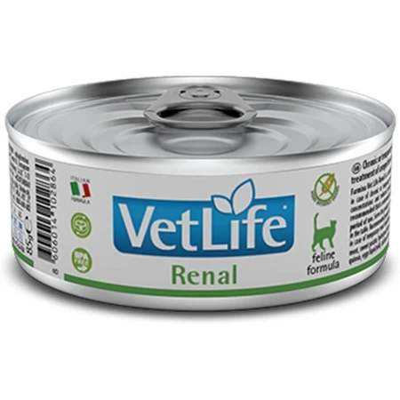 Farmina Vet Life Renal - Complete Food for Cats with Kidney or Heart Failure, 85 g
