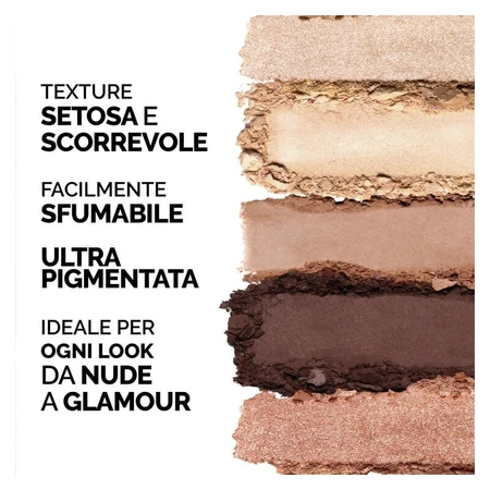 Veralab Nudesire - Paleta de sombras de ojos n.º 01, tonos cálidos